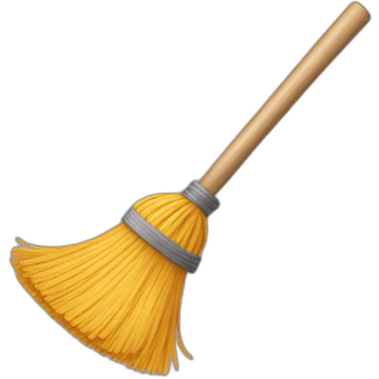 a broom emoji