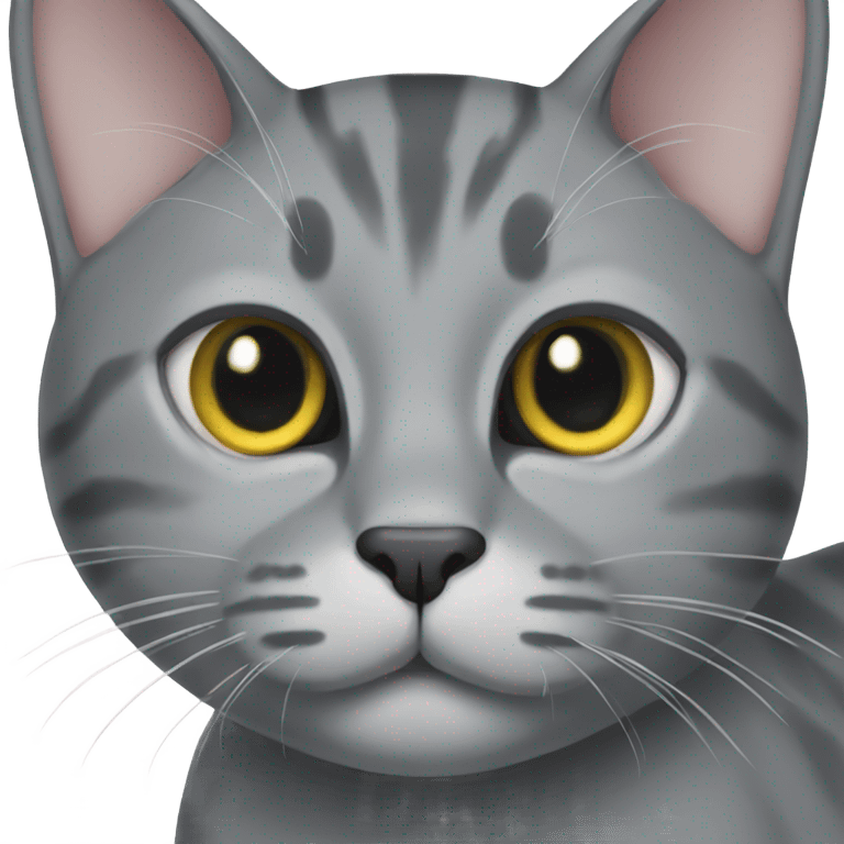 grey cat named pickles  emoji