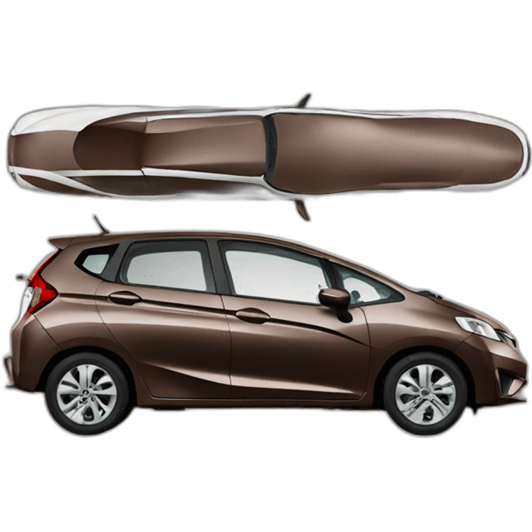 brown 2012 honda jazz emoji