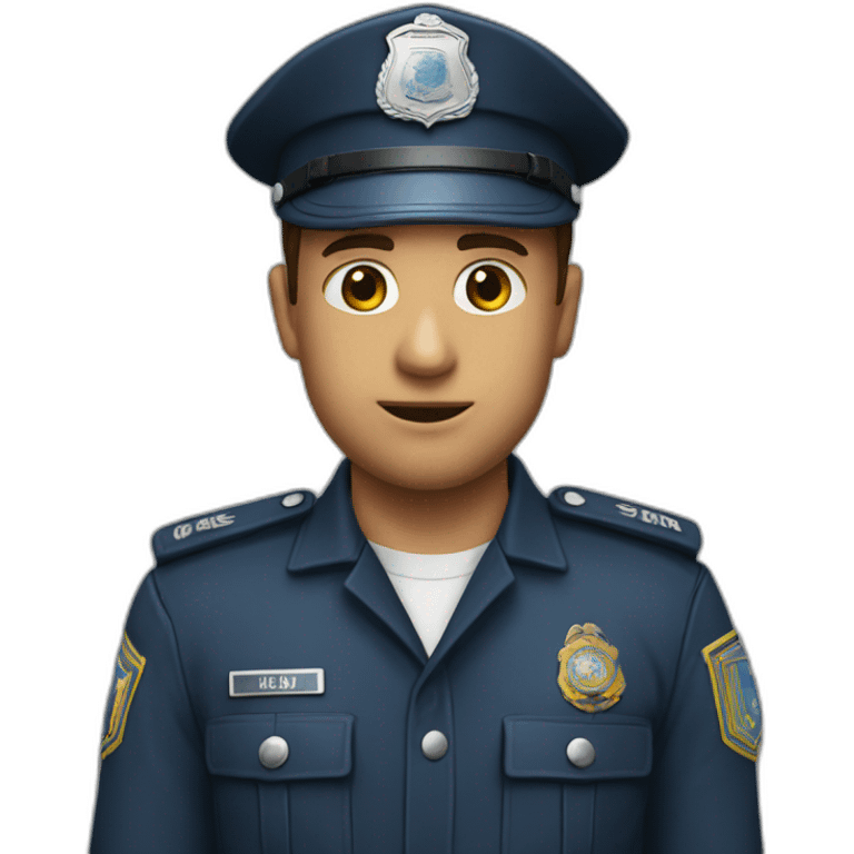 Un policier frzncais emoji