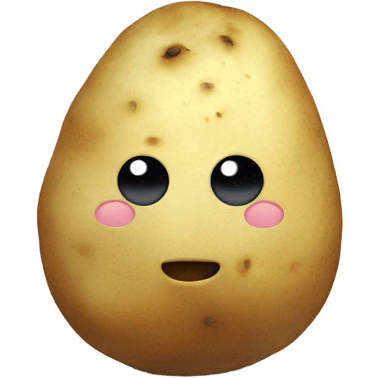 Potato playing video games emoji