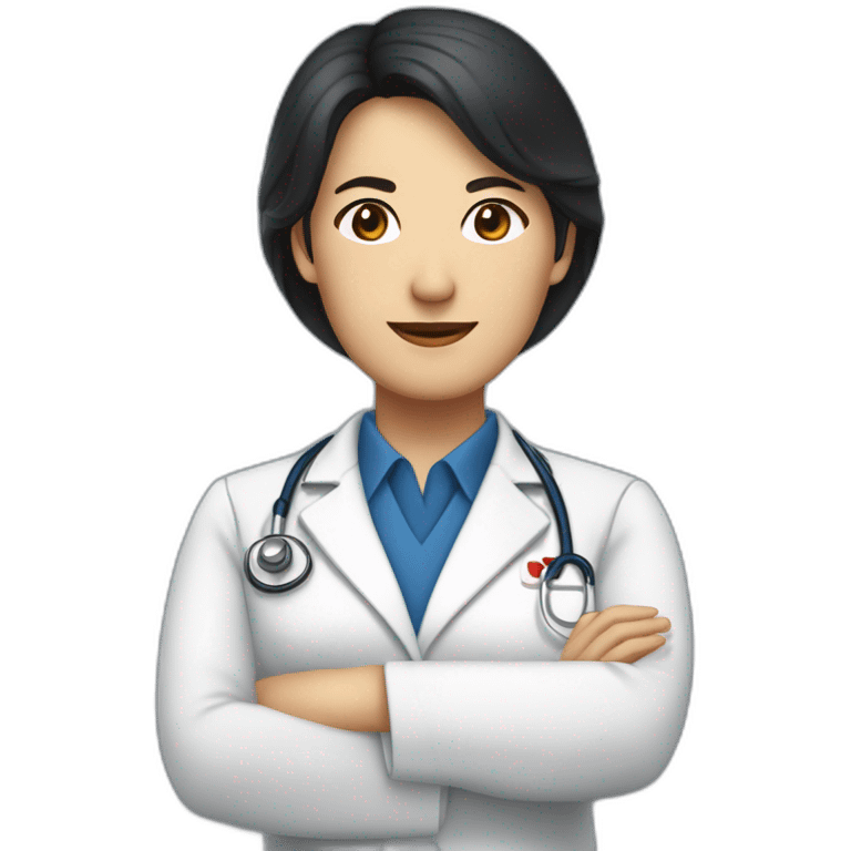 husband middle aged executive classic dark hair thin beard wearing dark blue business suit, with wife filipina age 55 dark hair wearing nurse uniform emoji