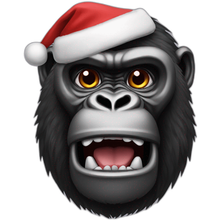 Gorilla santa emoji