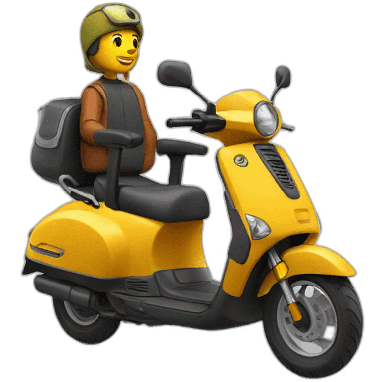 Jul sur scooter emoji