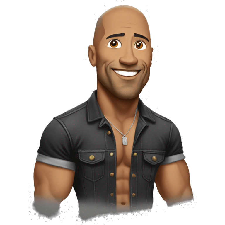 The rock emoji