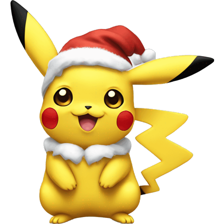 Chrismas pikachu emoji