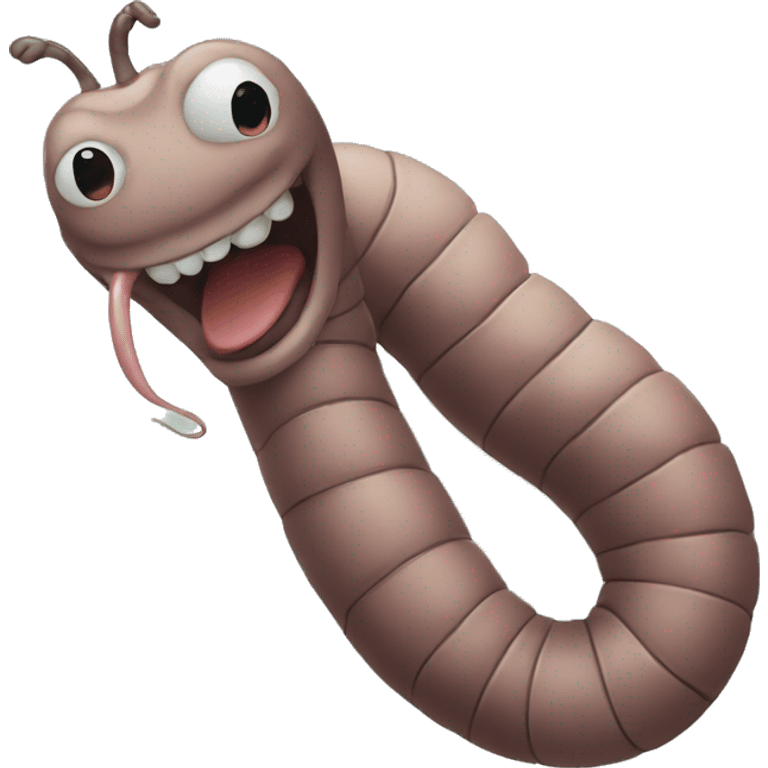 worm emoji