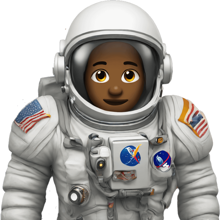 Max as a astronaut  emoji