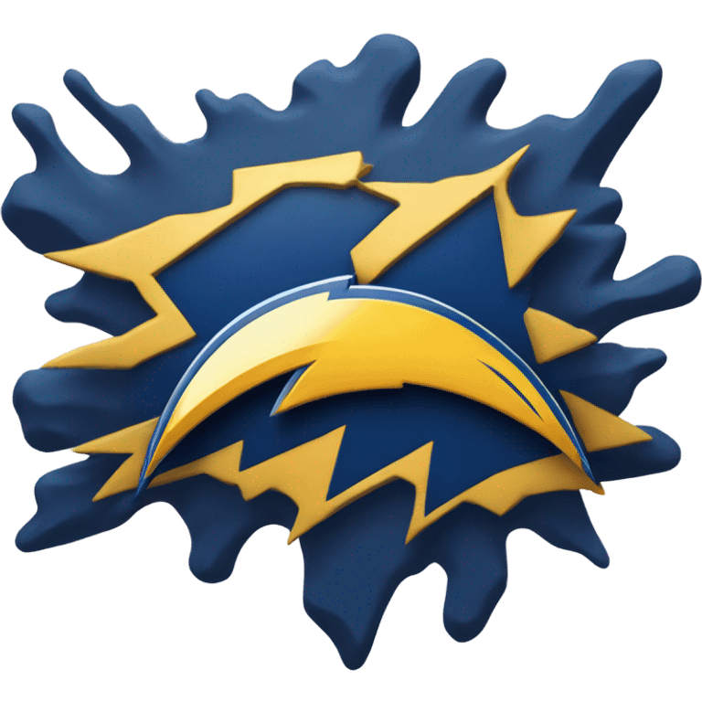 Los Angeles Chargers lightning bolt emoji