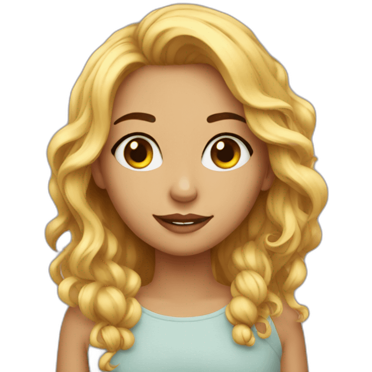 Beutiful girl emoji