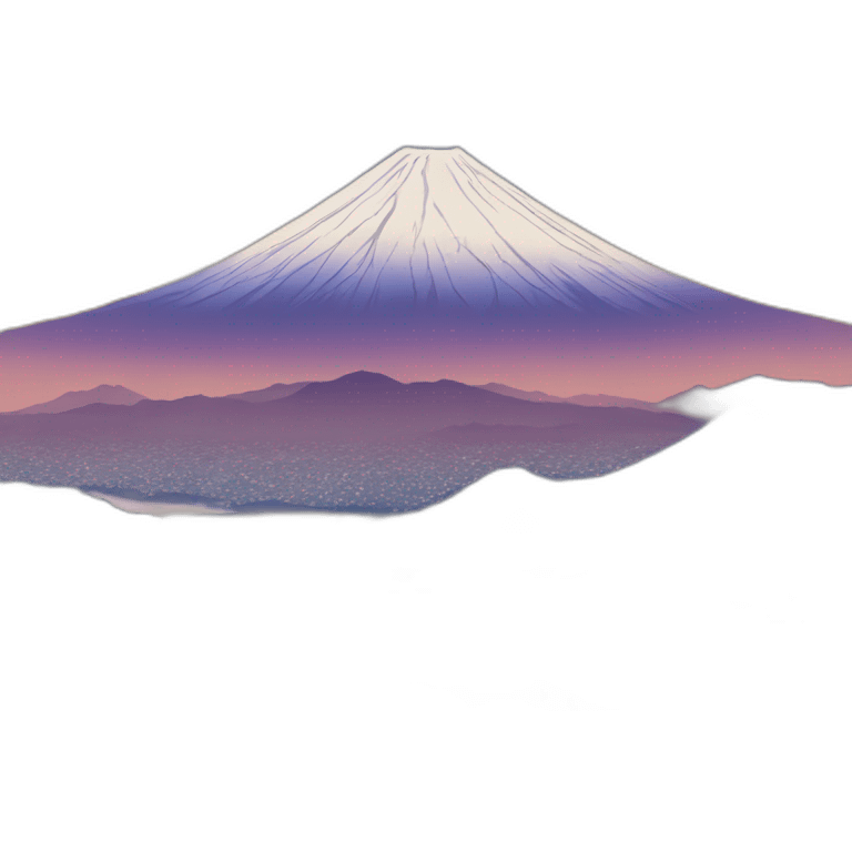 Mt.Fuji in Japan emoji