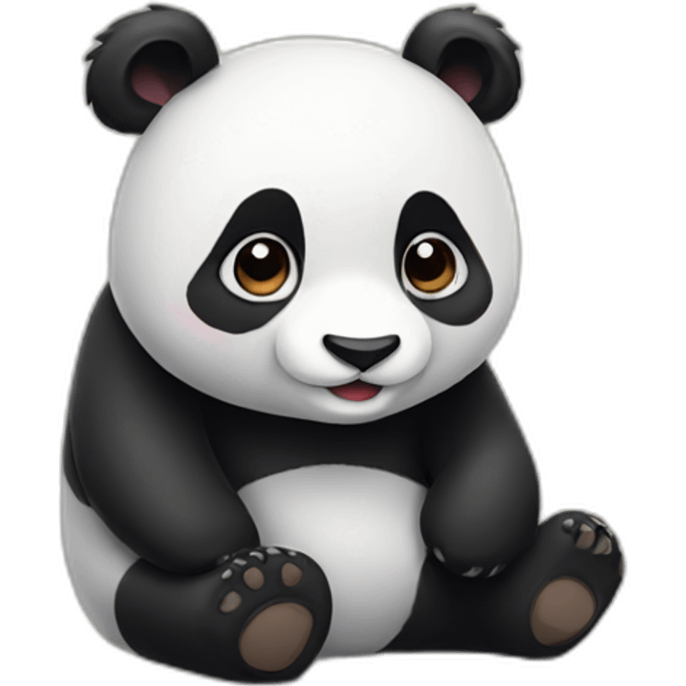 Cute panda emoji