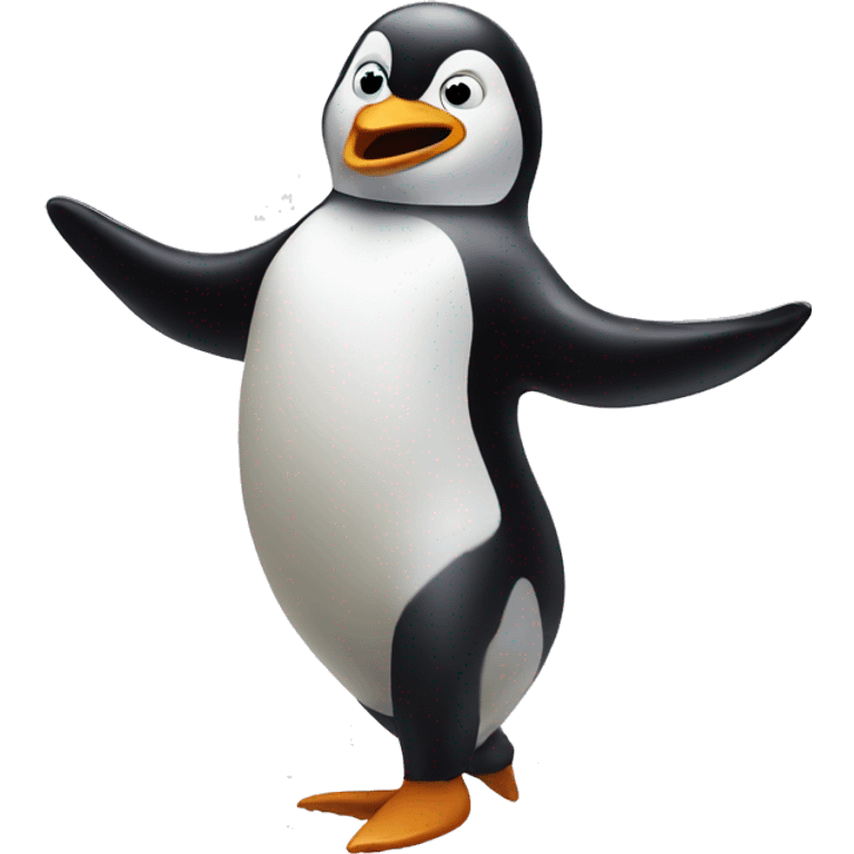 Dancing penguin  emoji