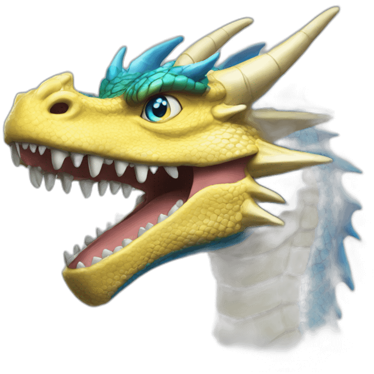 blue eyes ultimate dragon emoji