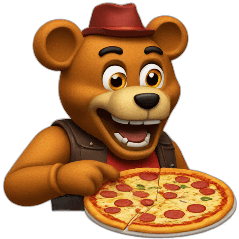 freddy fazbear pizza emoji