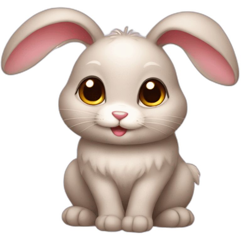 cute bunny emoji