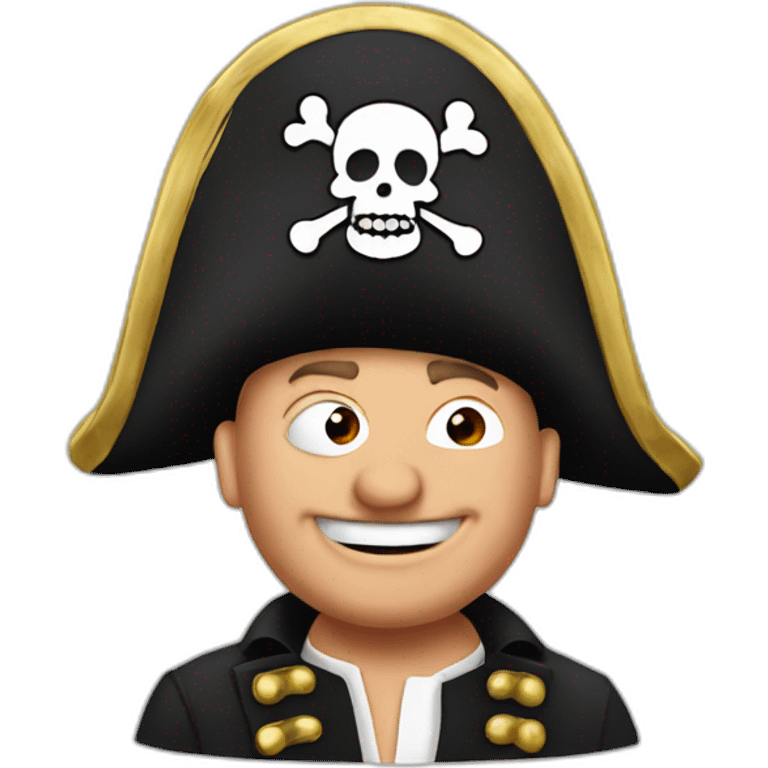 Olaf Scholz as a pirate emoji