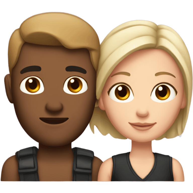 white couple but the man has arm tattoos emoji