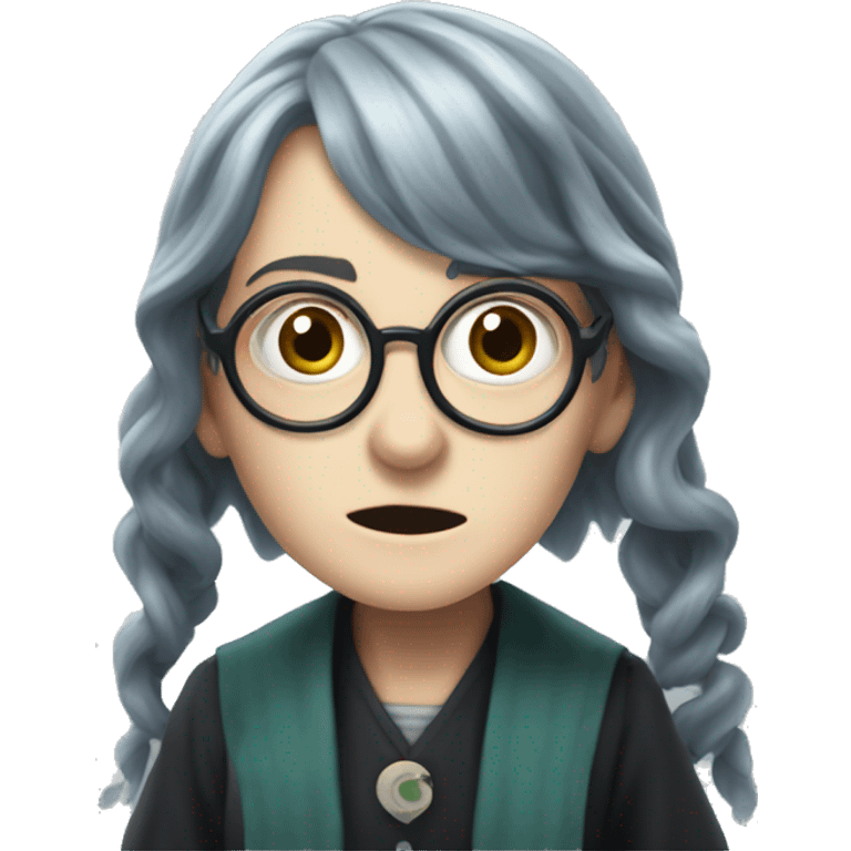 moaning myrtle in harry potter style emoji