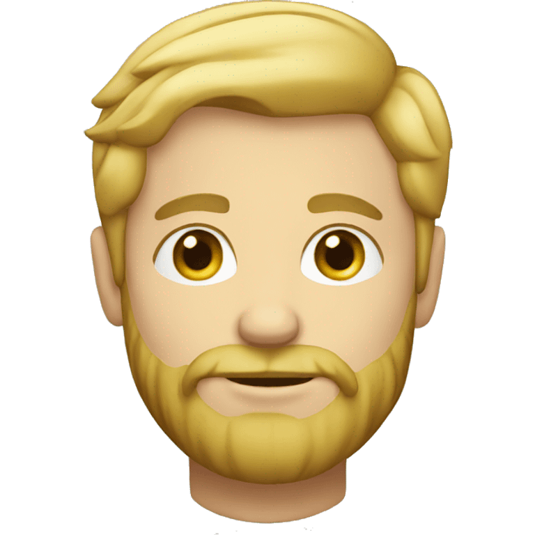 blonde man with beard emoji