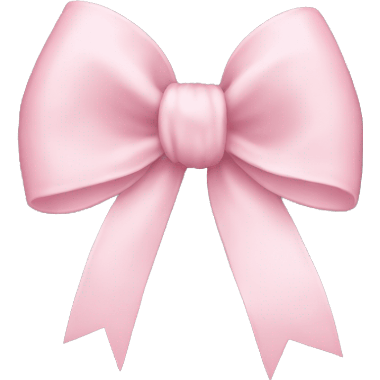 Light pink bow  emoji