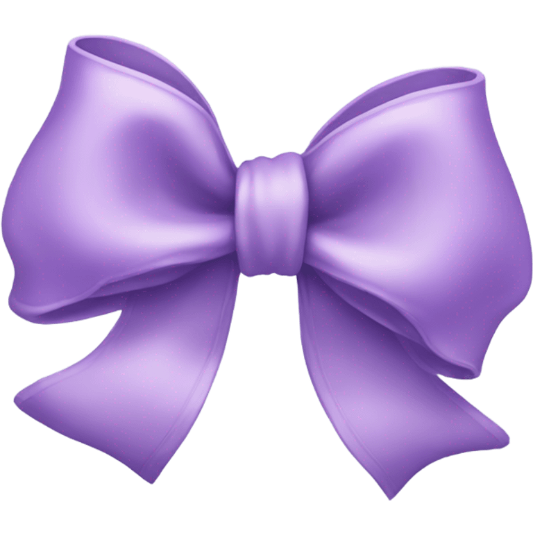 Lilac bow emoji