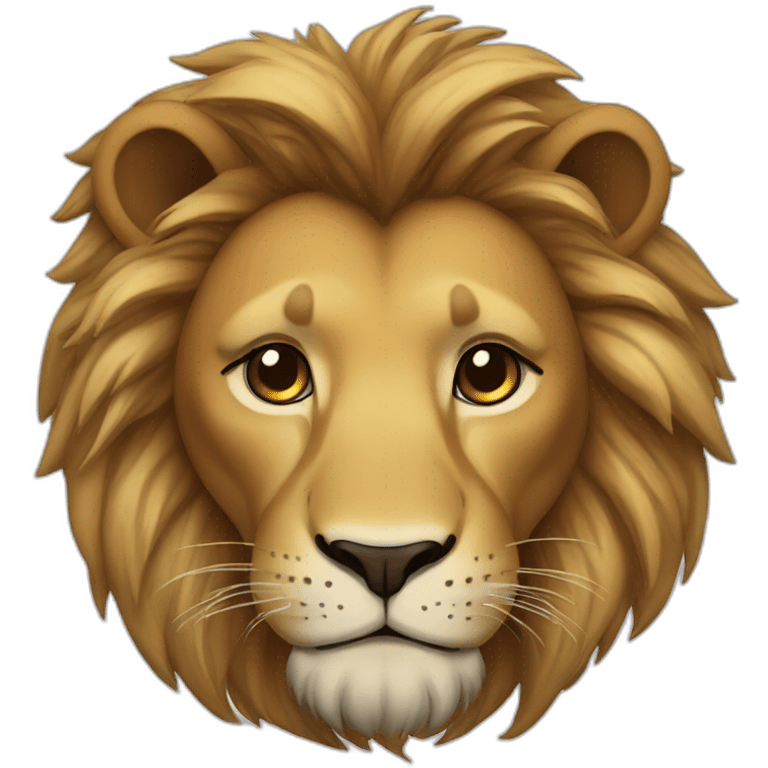 lion cartoon emoji