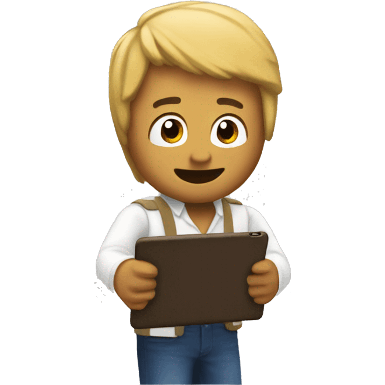 ipad playing roblox emoji