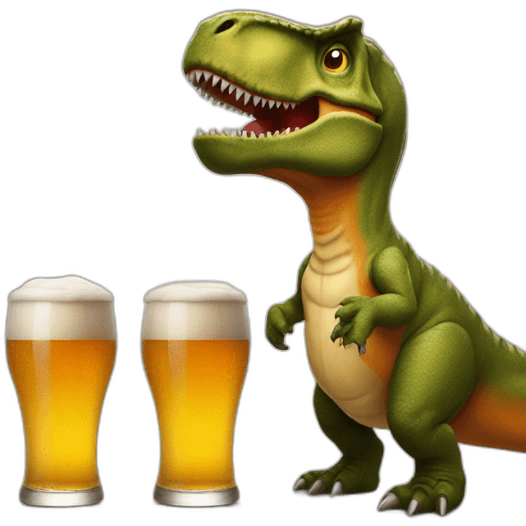 beer-t-rex emoji