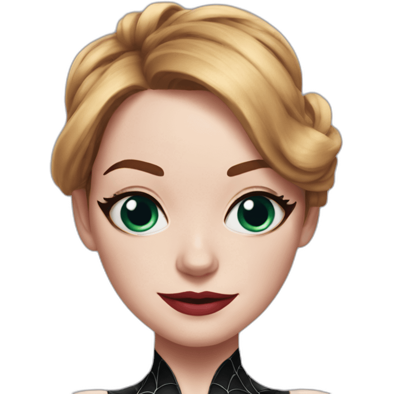 Emma stone spider girl emoji