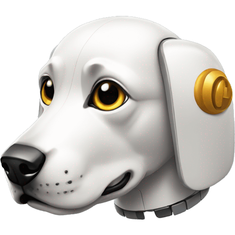 Robot dog emoji