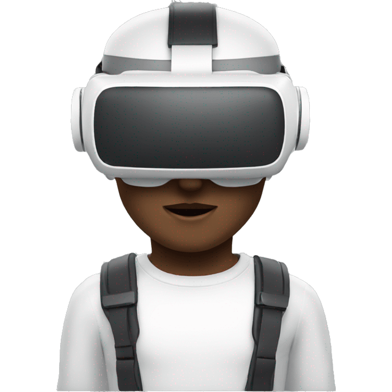 vr headset white emoji