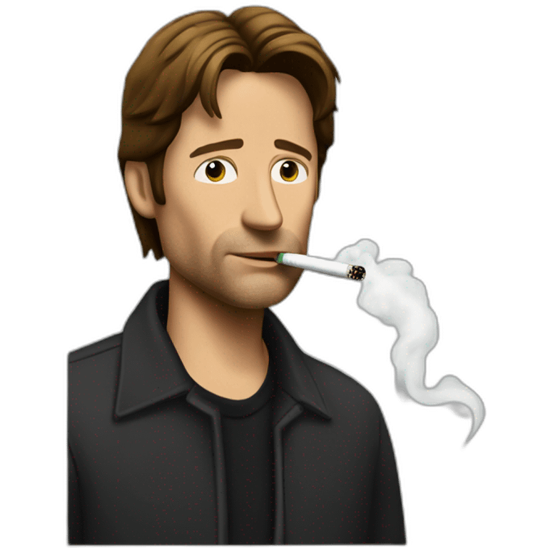 hank moody smokes cigarette emoji