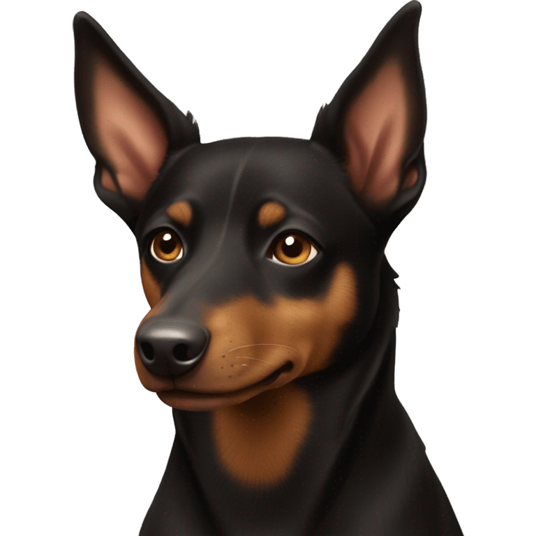 Australian kelpie black and brown emoji