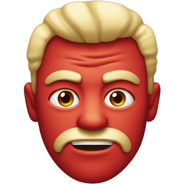 Red Angry face emoji