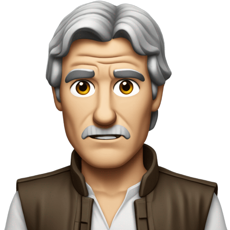 Cartoon of han solo looking very confused emoji