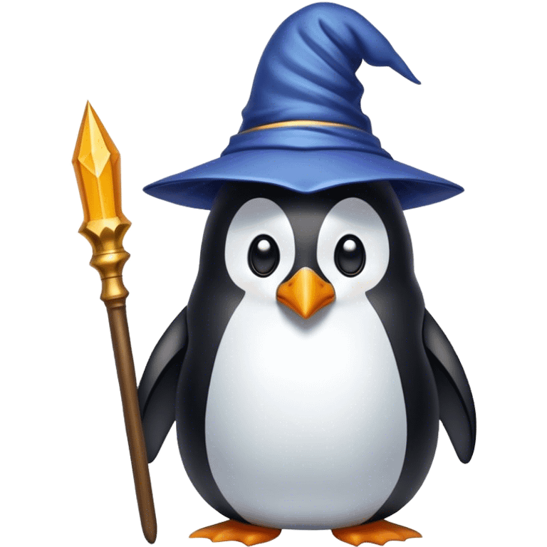 Penguin Wizard emoji