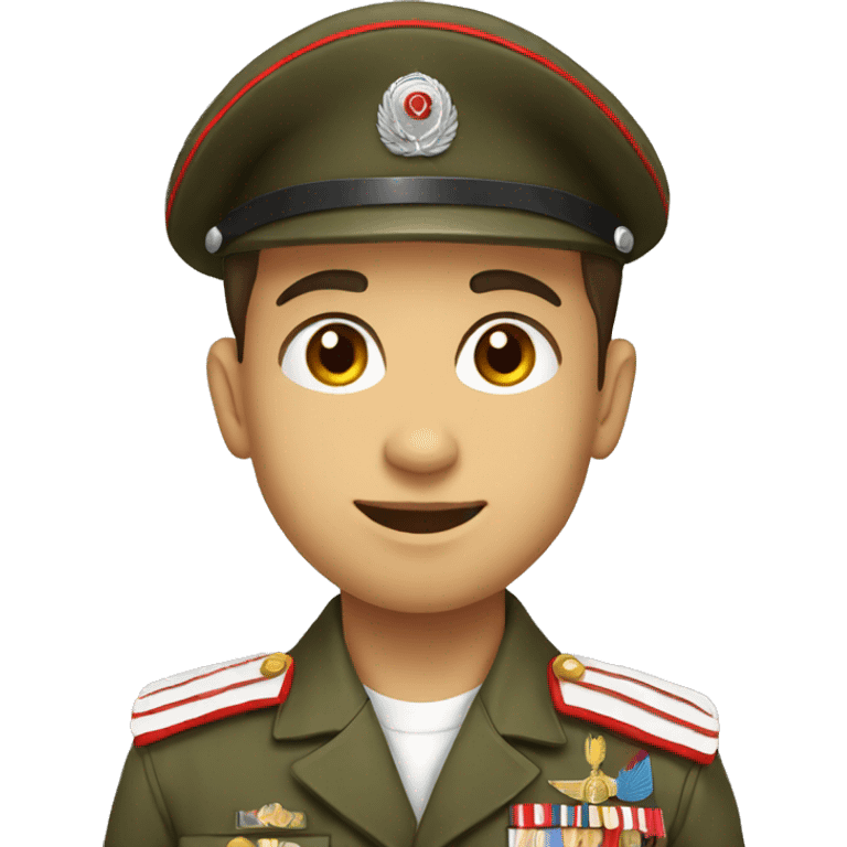 military boy in turkish uniform emoji