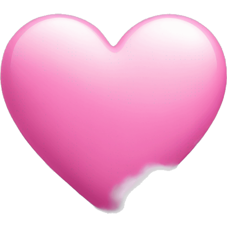 Pink heart with clouds emoji