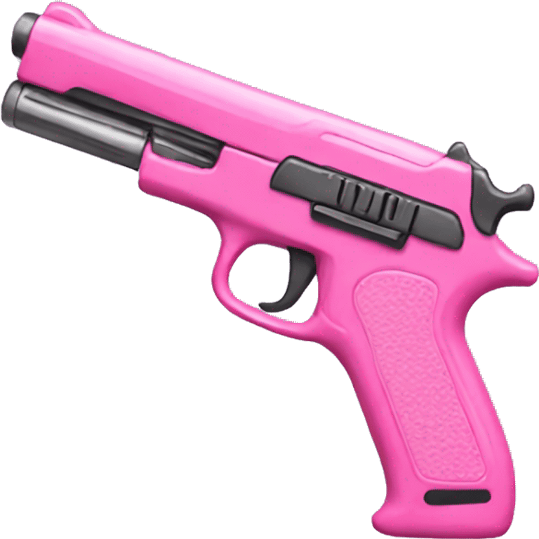 Pink gun emoji