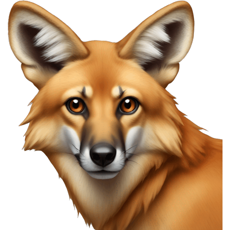 Maned wolf emoji