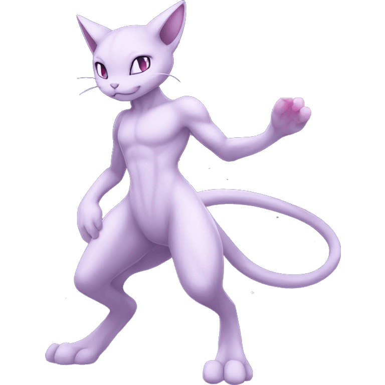 Anthro Mewtwo-Cat-Sona-Fakemon Nebula Full Body emoji