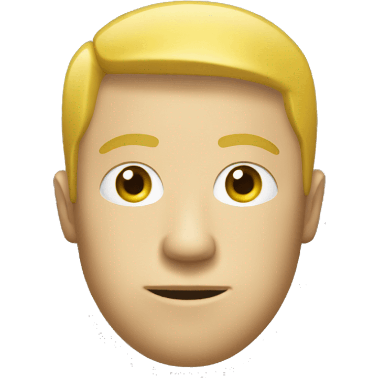 a white yellow guy with an xbox controller in his face  emoji