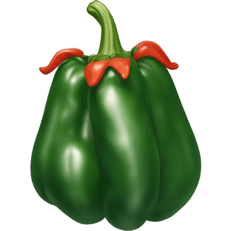 verdura Chile poblano normal emoji