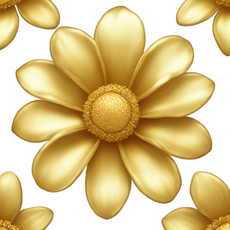 gold flower emoji