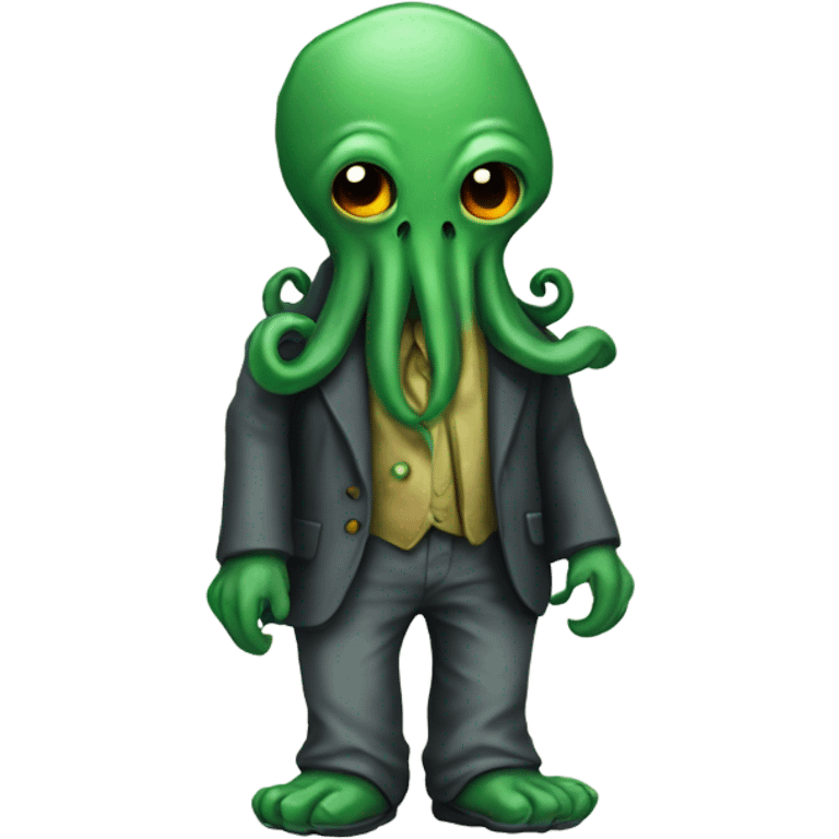 Cthulhu with pants emoji