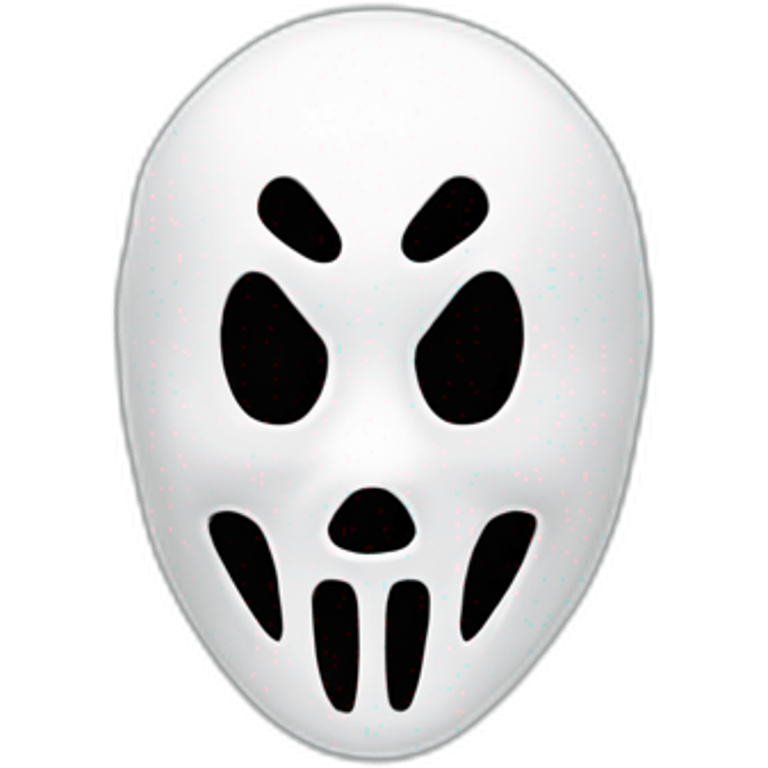 Ghostface mask emoji