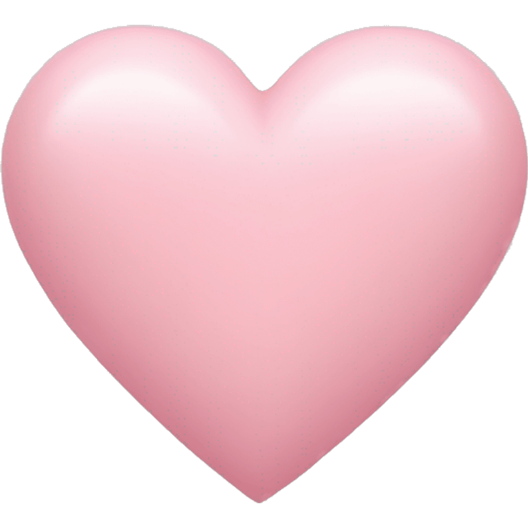 light pink heart emoji