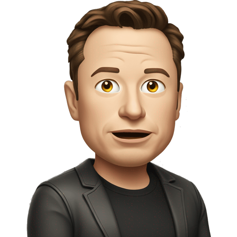 Elon musk bloated emoji