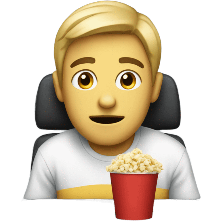 Watching a movie emoji